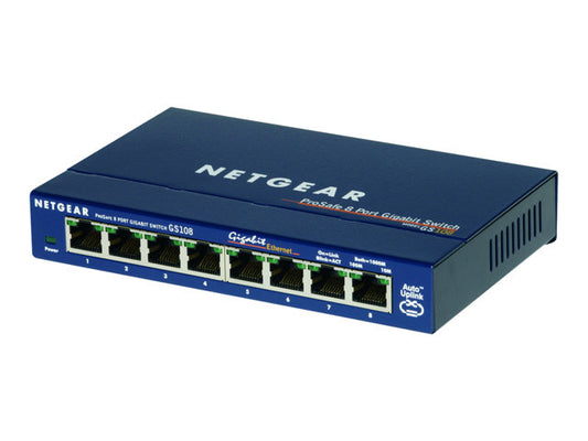 NETGEAR Switch Gigabit 8 ports non manageable GS108GE