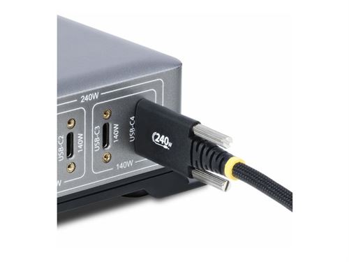 Câble de charge USB-C StarTech.com de 3 m (10 pi) - 240 W