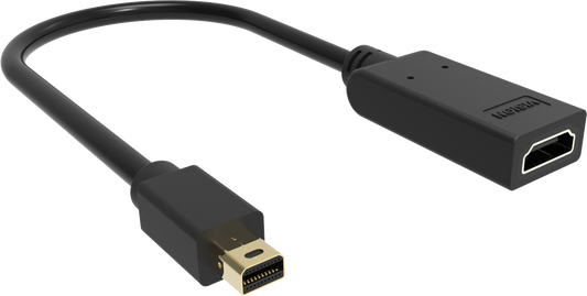 Adaptateur professionnel Noir mini-DisplayPort vers HDMI - VISION